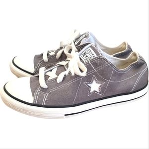 Converse Women's Sneakers in Gray and White